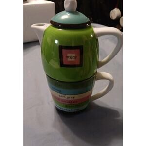VTG Tea Lover Jole Ejoy/Relax All In One Tea Pot and Mug For One